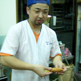 和菓子・鮎(あゆ)の作り方10